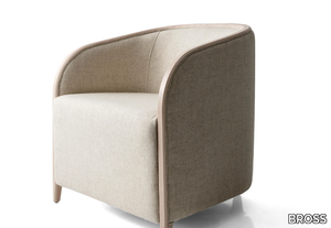 BRIG - Upholstered fabric easy chair _ BROSS