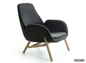 MYSA - Fabric armchair with armrests _ BROSS