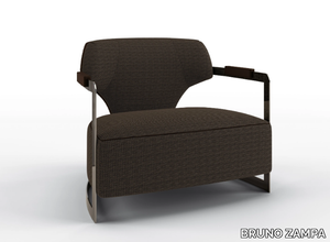ARDEA - Fabric armchair with armrests _ BRUNO ZAMPA