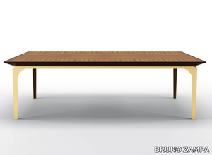 WANDA - Rectangular walnut dining table _ BRUNO ZAMPA