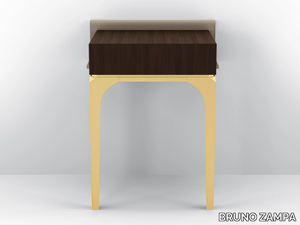 WANDA - Walnut console table with drawer _ BRUNO ZAMPA