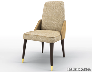 CAPRICE - Upholstered velvet chair _ BRUNO ZAMPA