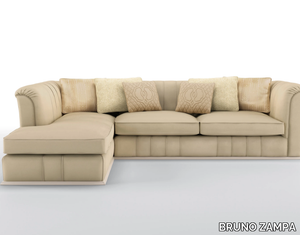 GORDON - Sectional velvet sofa _ BRUNO ZAMPA