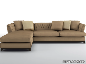 DAVIS - Sectional leather sofa _ BRUNO ZAMPA