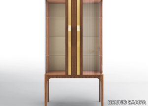 VENUS - Walnut display cabinet with doors _ BRUNO ZAMPA