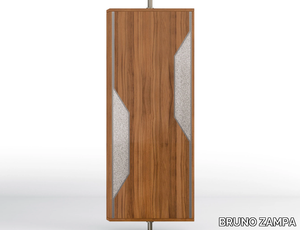 EOLO - Canaletto walnut room divider _ BRUNO ZAMPA