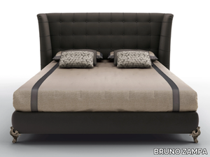 KING - Upholstered velvet bed _ BRUNO ZAMPA