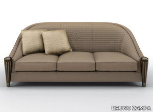 LEGEND - 3 seater leather sofa _ BRUNO ZAMPA