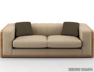 VERTIGO - 3 seater leather sofa _ BRUNO ZAMPA