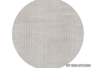 BACIO DELLA LUNA - Round handmade wool rug _ BY IIND STUDIO