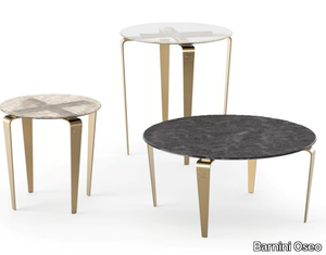 ROBERTO BARNINI - Round metal coffee table for living room _ Barnini Oseo