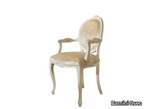 SOGNI D'AMORE - Medallion fabric chair with armrests with integrated cushion _ Barnini Oseo