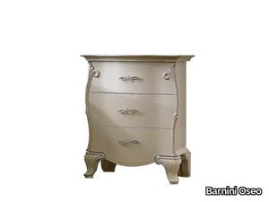 SOGNI D'AMORE - Rectangular wooden bedside table with drawers _ Barnini Oseo