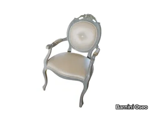 SOGNI D'AMORE - Medallion fabric chair with armrests with integrated cushion _ Barnini Oseo