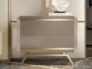 ROBERTO BARNINI - Rectangular honeycomb bedside table _ Barnini Oseo