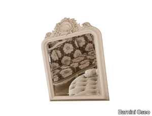 SOGNI D'AMORE - Framed wall-mounted wooden mirror _ Barnini Oseo