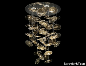 EXAGON - Venetian crystal pendant lamp _ Barovier&Toso