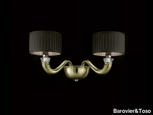 ALEXANDRIA - Pleated fabric wall lamp _ Barovier&Toso