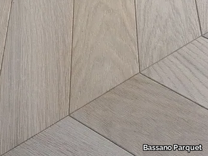 HUNGARIAN HERRINGBONE 60° OAK TRASPARENZA - Oak parquet _ Bassano Parquet