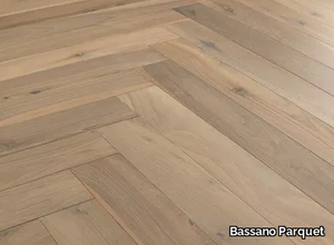 ITALIAN HERRINGBONE 90° EUROPEAN WALNUT - Walnut parquet _ Bassano Parquet