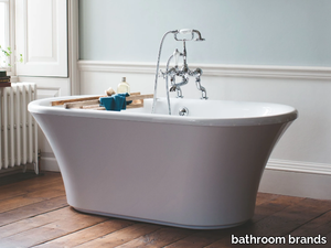 BRINDLEY - Oval acrylic bathtub _ bathroom brands