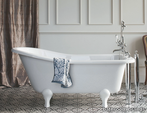 BUCKINGHAM - Oval acrylic bathtub on legs _ bathroom brands