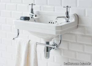 EDWARDIAN - Vitreous China handrinse basin with towel rail _ bathroom brands