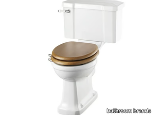 Close coupled toilet - Close coupled Floor mounted Vitreous China toilet with external cistern _ bathroom brands