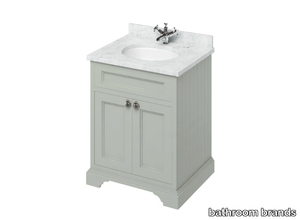 MINERVA - Floor-standing single wooden vanity unit with doors _ bathroom brands