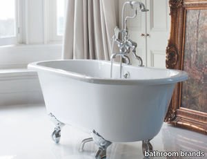 WINDSOR - Oval acrylic bathtub on legs _ bathroom brands