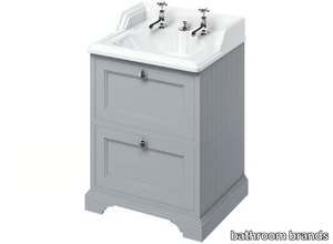 CLASSIC - Floor-standing single wooden vanity unit with drawers _ bathroom brands