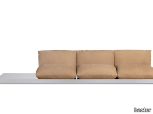 AURA - Sectional sofa with removable cover _ BAXTER