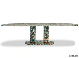 MATERA - Marble garden table _ BAXTER