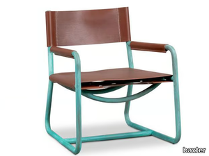 RIMINI - Leather garden chair _ BAXTER