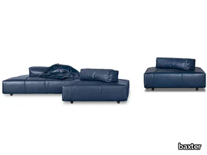 PANAMA BOLD - Modular leather sofa _ BAXTER