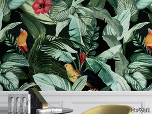 COSTA RICA - Washable Tropical vinyl wallpaper _ BeWall