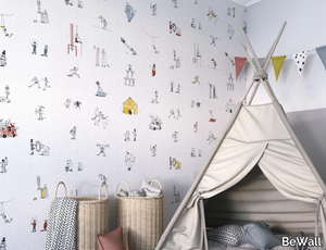 CIRCO - Washable vinyl kids wallpaper _ BeWall