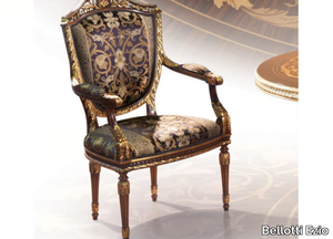 1070 - Upholstered fabric chair with armrests _ Bellotti Ezio