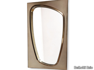 LAPETO - Framed wall-mounted wooden mirror _ Bellotti Ezio