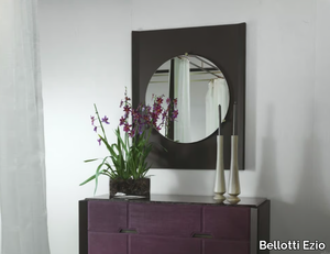 LEPANTO - Framed wall-mounted wooden mirror _ Bellotti Ezio