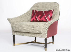 PALAIS ROYAL - Fabric armchair with armrests _ Bellotti Ezio