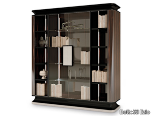 THE MAJESTIC - Wall-mounted ebony shelving unit _ Bellotti Ezio