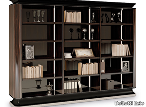 THE MAJESTIC - Open wall-mounted ebony bookcase _ Bellotti Ezio