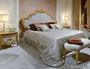 3700_LUIGI XVI - Velvet double bed with tufted headboard _ Bellotti Ezio