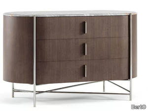 315 - Solid wood chest of drawers _ BertO