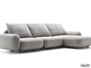 IGGY - Modular fabric sofa with chaise longue _ BertO