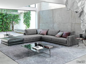 TOMMY - Corner sectional fabric sofa _ BertO