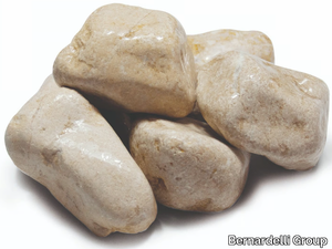 PEBBLE MORI YELLOW - Natural stone decorative pebbles _ Bernardelli Group