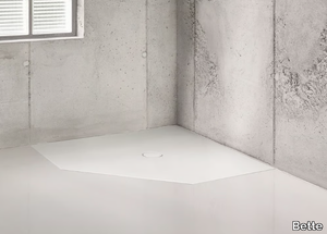 BETTEFLOOR CARO - Flush fitting corner shower tray _ Bette