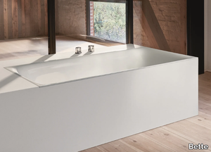 BETTELUX - Rectangular enamelled steel bathtub _ Bette